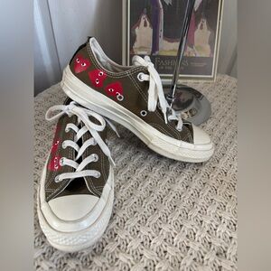 Comme des Garçons Play x Converse Chuck 70 Low “Multi Heart” Sneakers